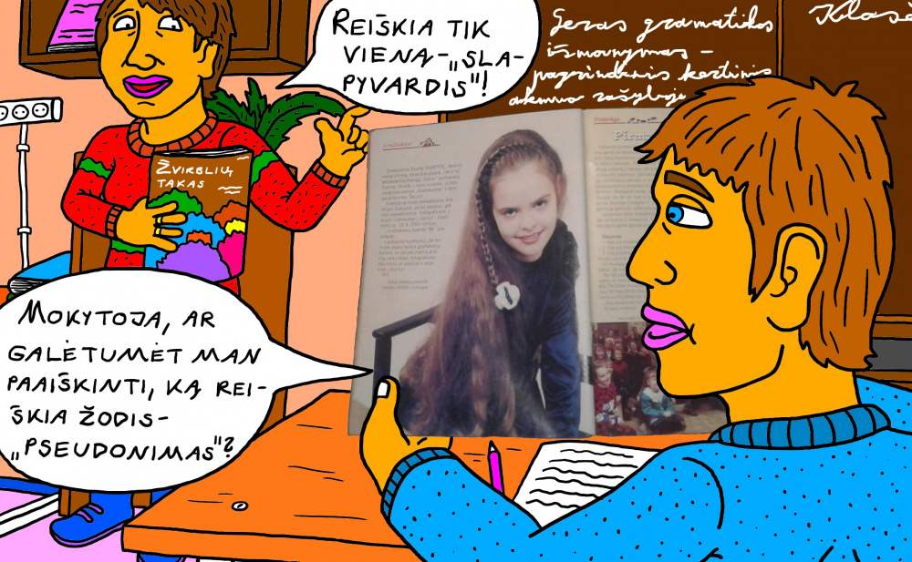 Vaikystės memuarai, susiję su žurnalu "Genys" 55