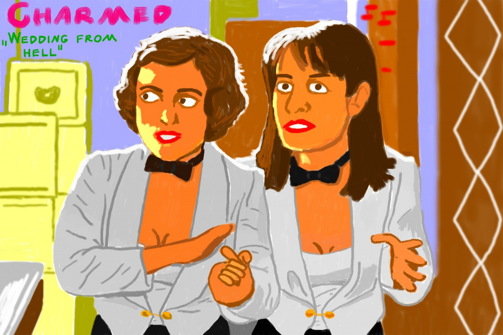Serialo "Charmed" serija "Wedding from Hell" - piešinyje
