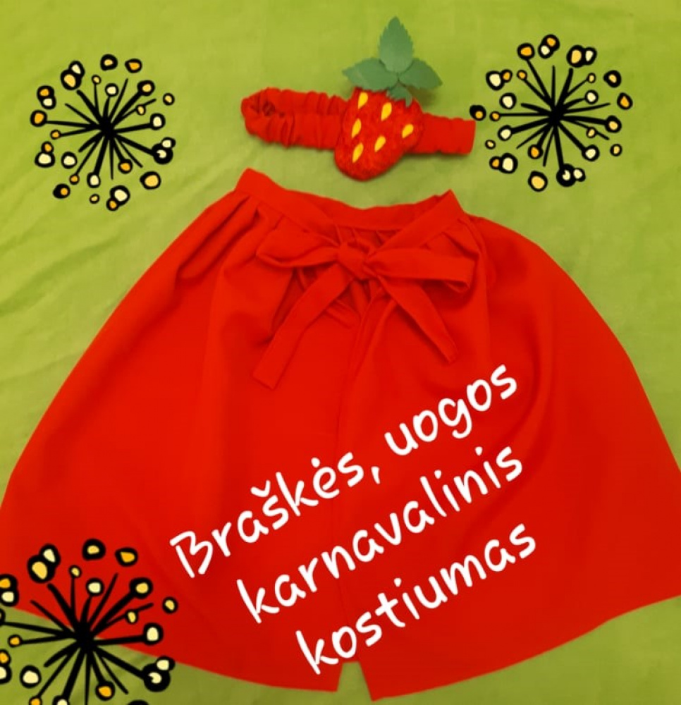 Strawberries, berries carnival costume