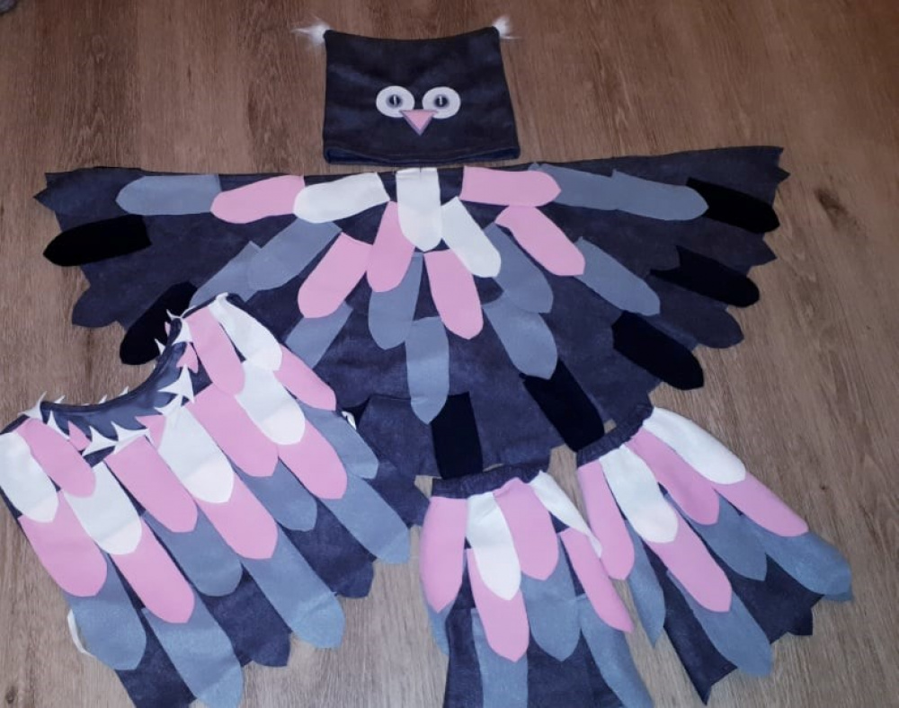 Owl carnival costume for kids