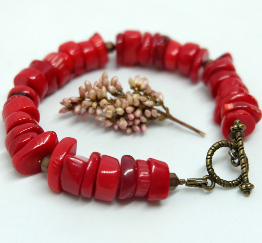 Coral bracelet