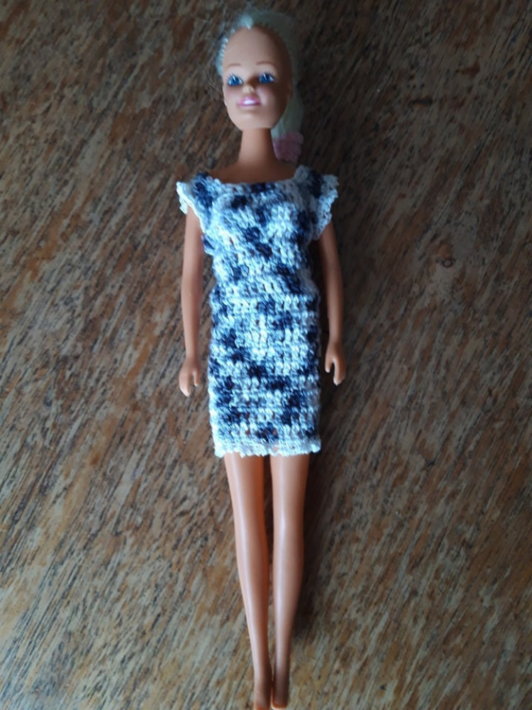 Gray dress for Barbie