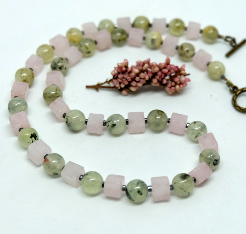 Necklace "Gentle spring"