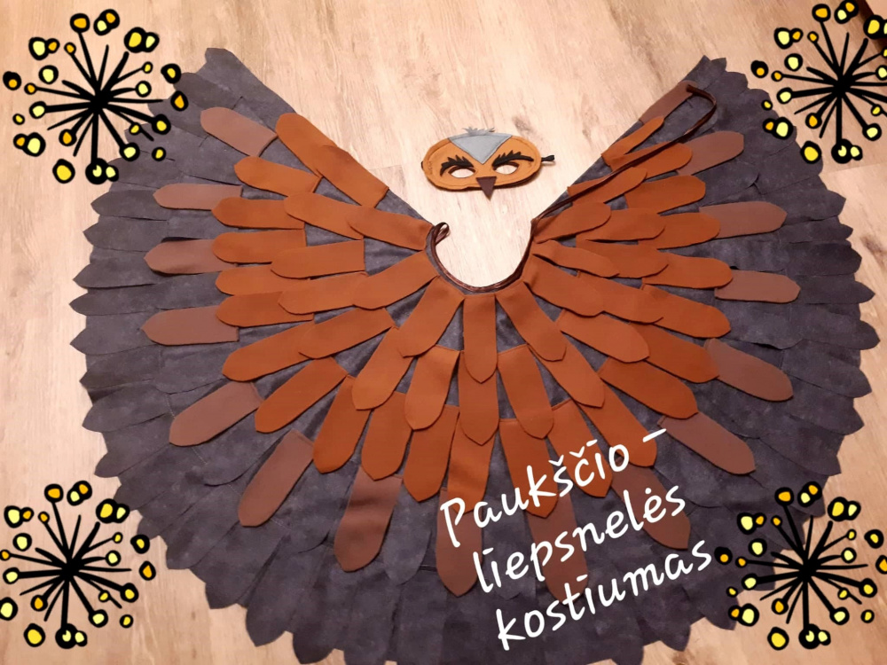 Bird carnival costume for kids