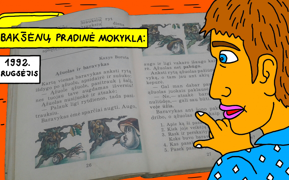 Vienaturčio mokykliniai prisiminimai iš Bakšėnų pradinės mokyklos lankymo metų 29