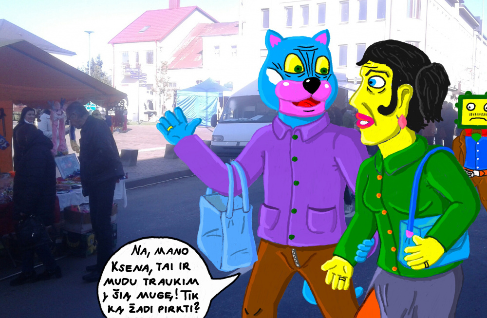 Batuoto Katino nuotykis Kupiškio rudens mugėje su gėjumi daktaru Striochala