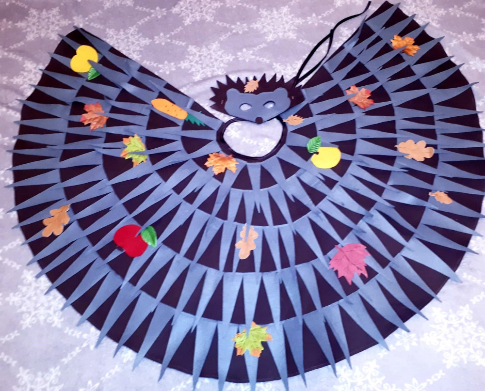Hedgehog carnival costume for kids