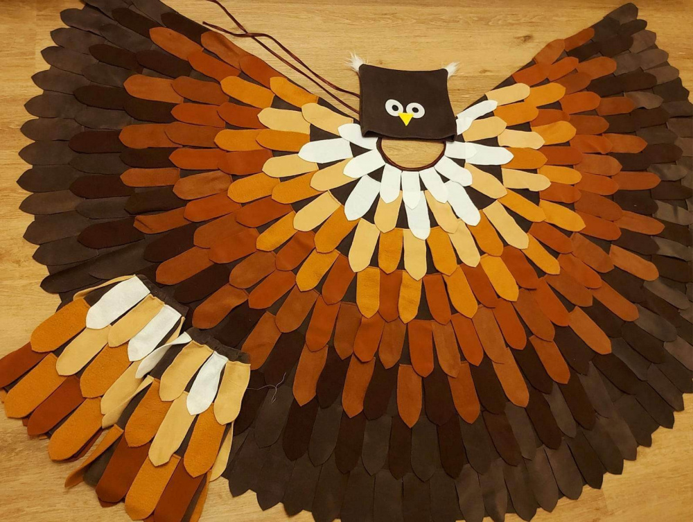 Owls carnival costume "Mother owl"