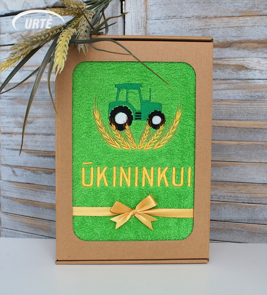 Dovana ūkininkui - siuvinėti rankšluosčiai