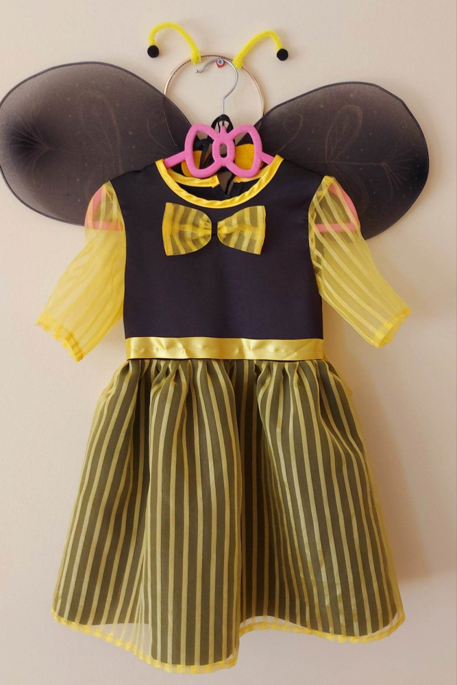 Bee carnival costume for a girl
