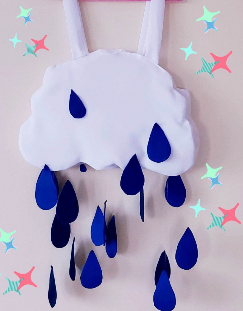 Rain, cloud, drop carnival suit for kids