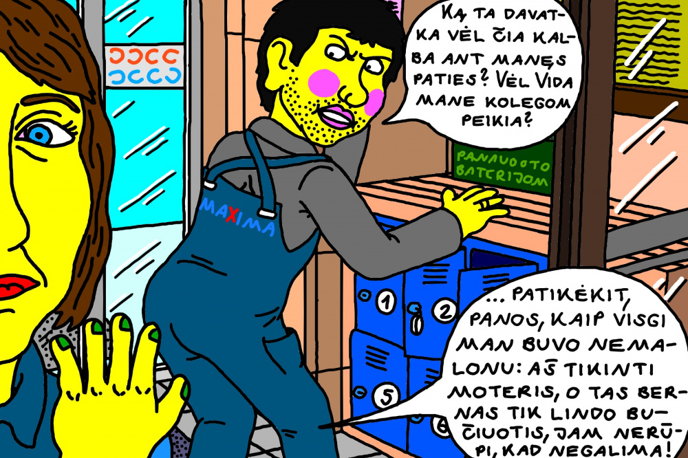 Kai Tukas Nykštukas ir jo buvusioji davatka Vida dirbo kartu Kupiškio "Maximoje" 5