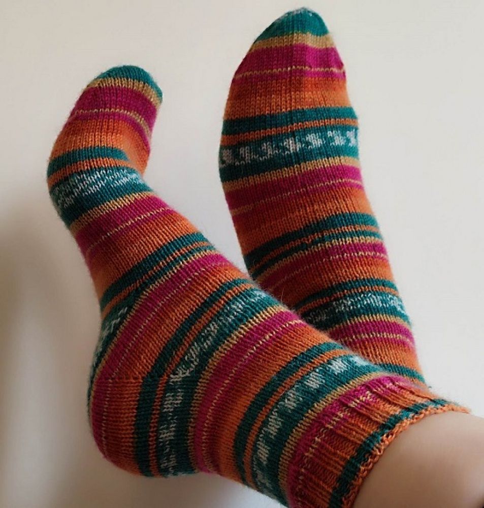 collor knitted socks