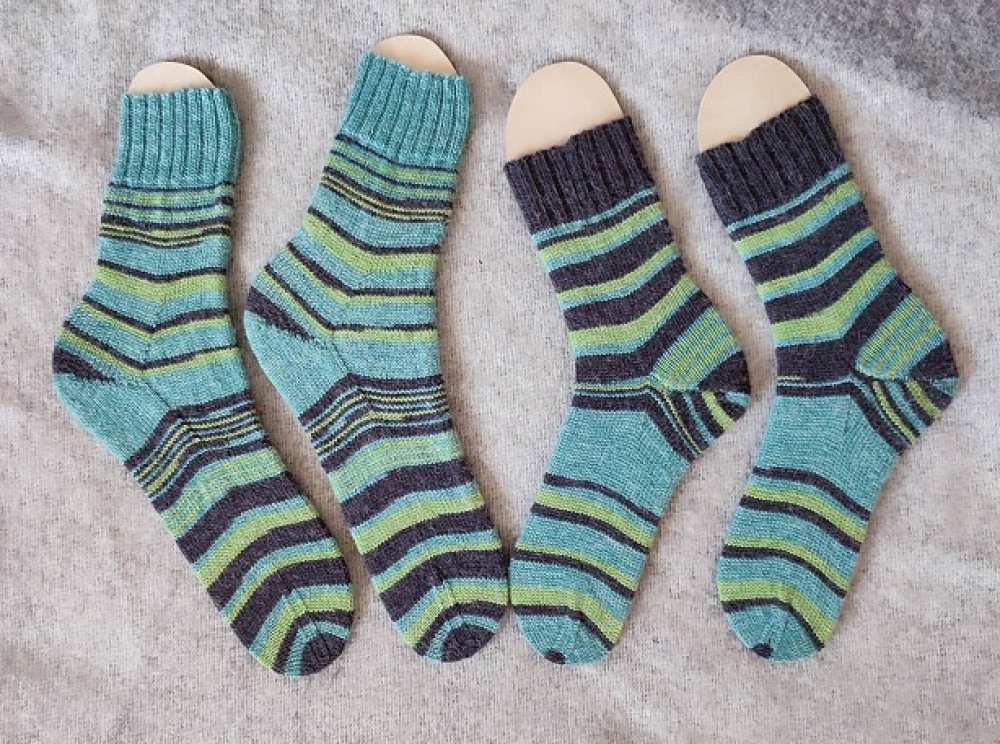 knitted socks