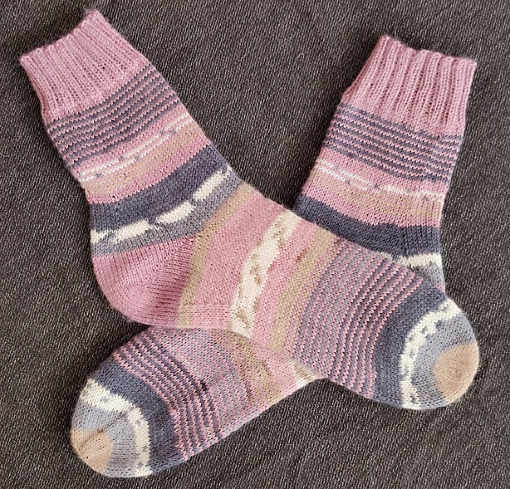 knitted socks