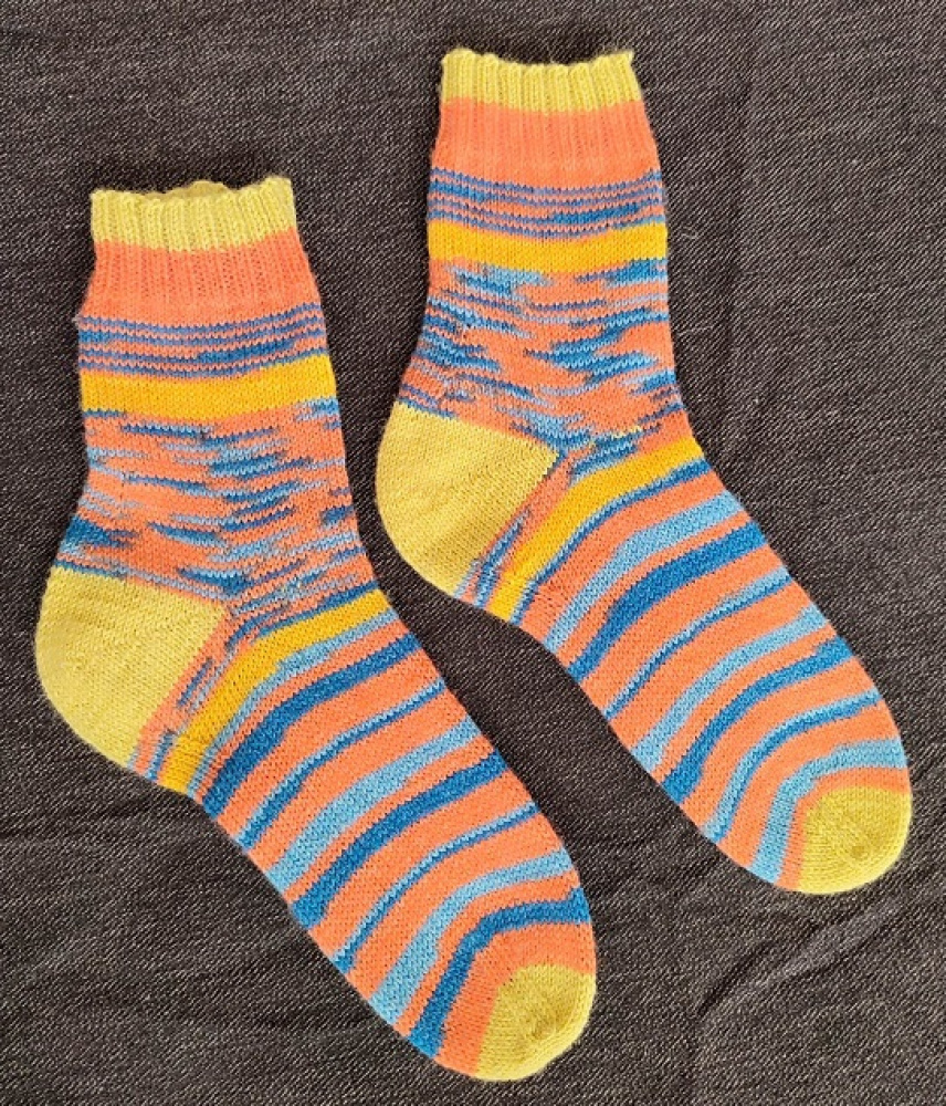 collor knitted socks