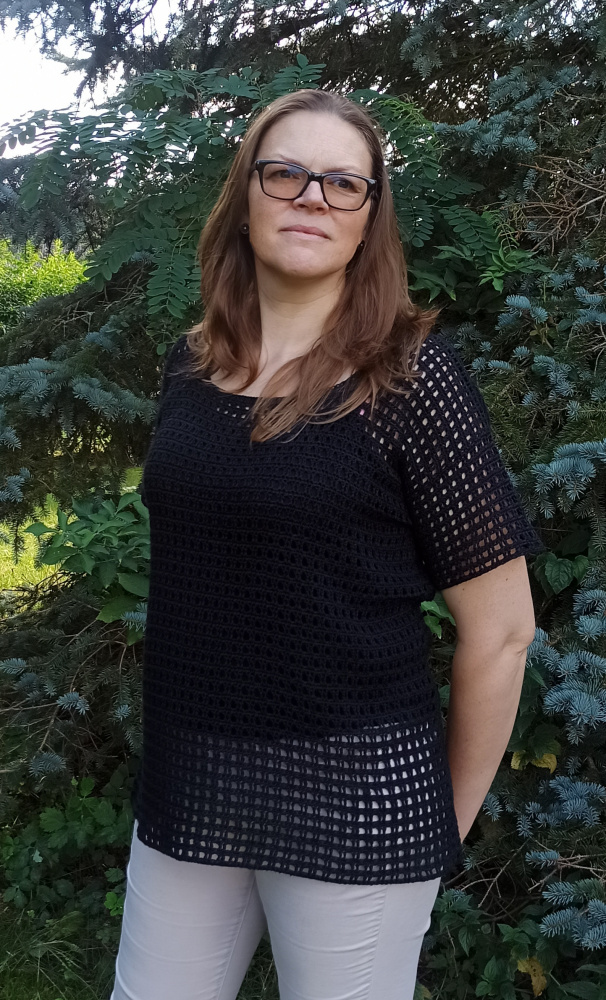 Juoda lininė palaidinė