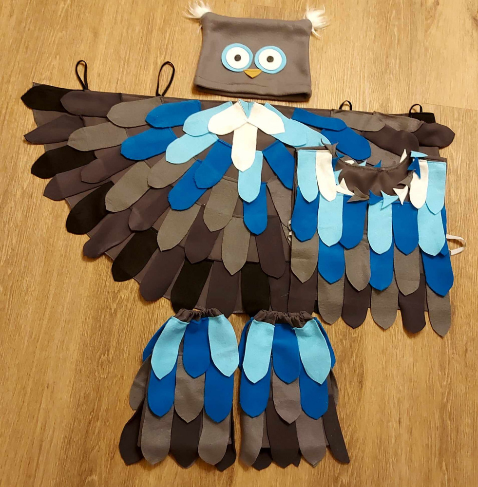 Owl carnival costume for kids