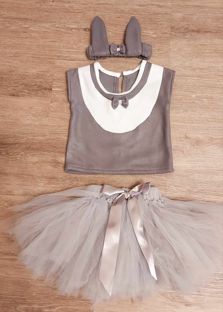 Hare, bunny carnival costume for girls