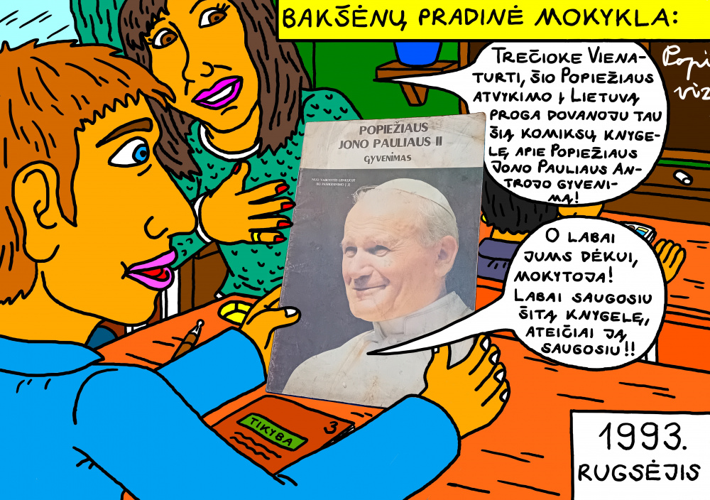 Vienaturčio mokykliniai prisiminimai iš Bakšėnų pradinės mokyklos lankymo metų 46