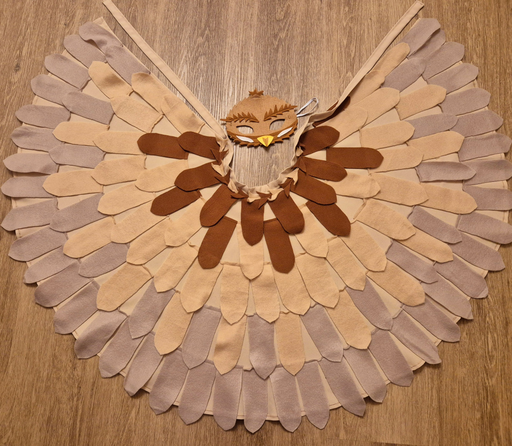 Nightingale, bird carnival costume for kids picture no. 2