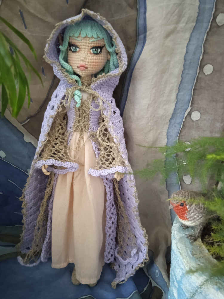 Handmade elf doll