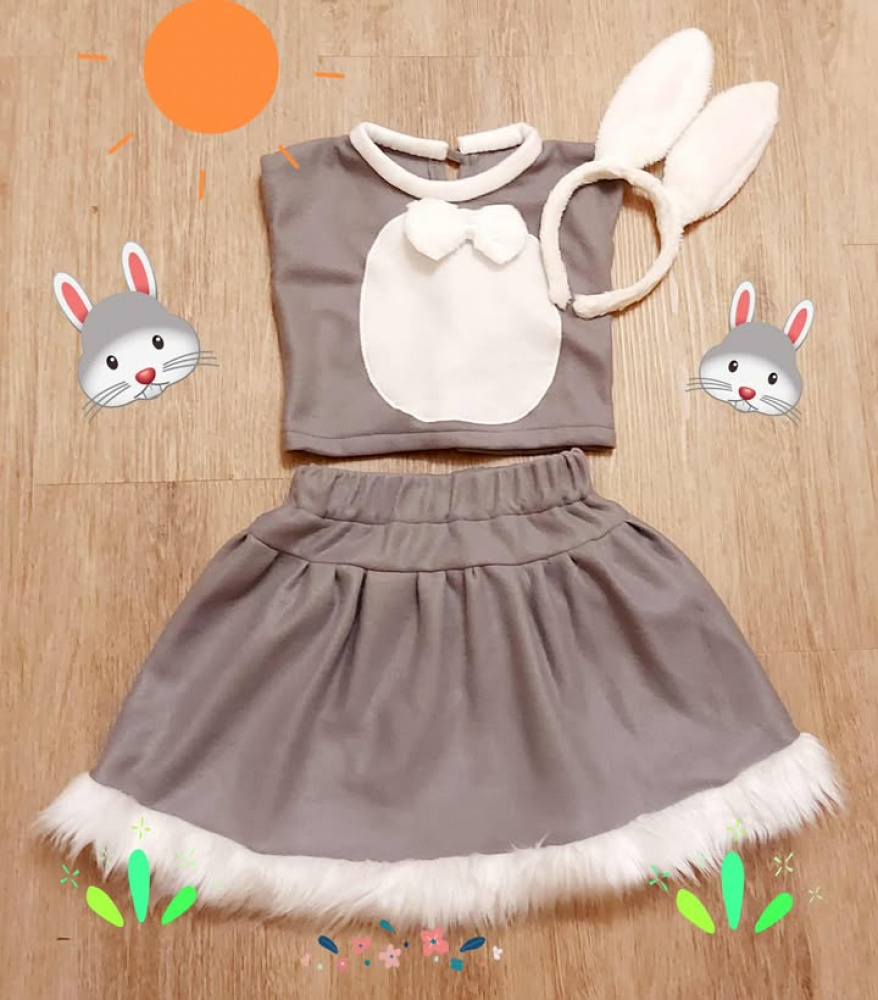 Bunny carnival costume for girls
