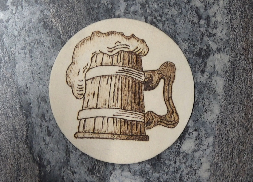 Coaster beer mug