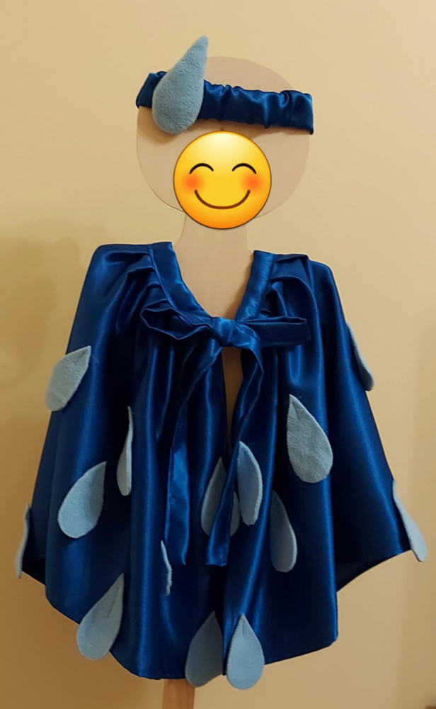 Rain, raindrop, droplet costume for kids picture no. 2
