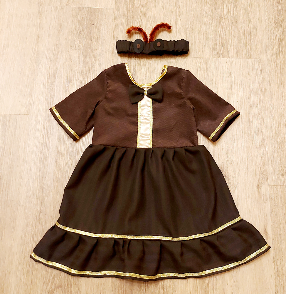 Ant, beetle costume for girls