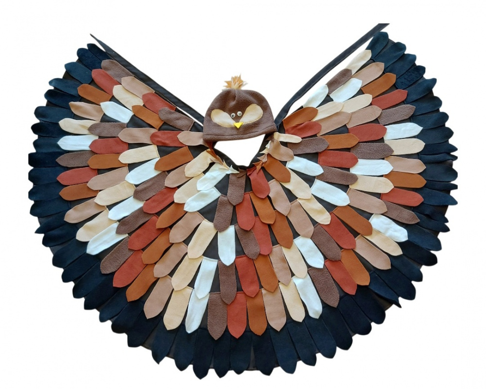 Sparrow, bird carnival costume