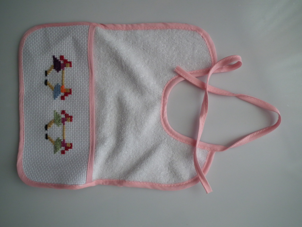 Pink1 baby bib for girl