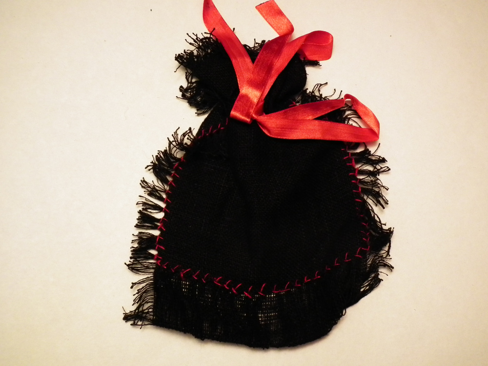 Gift bag "Black red1"