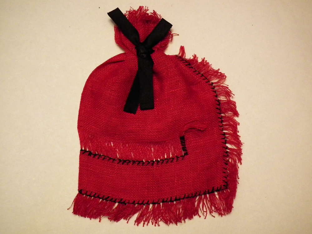 Gift bag "Red black"