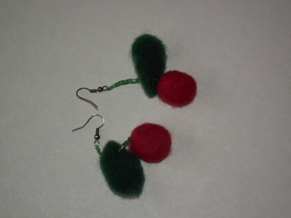 Earrings "Cherry"