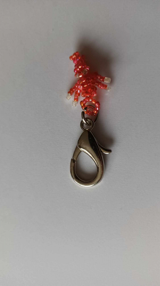 Keychain "Crocodile red"