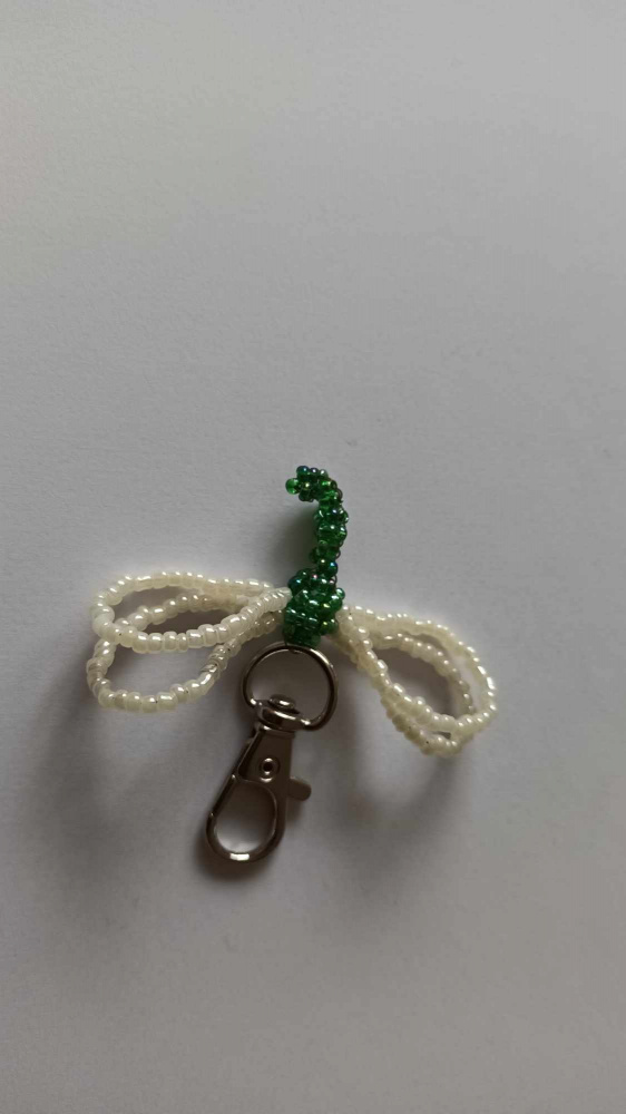 Keychain "Green Dragonfly"