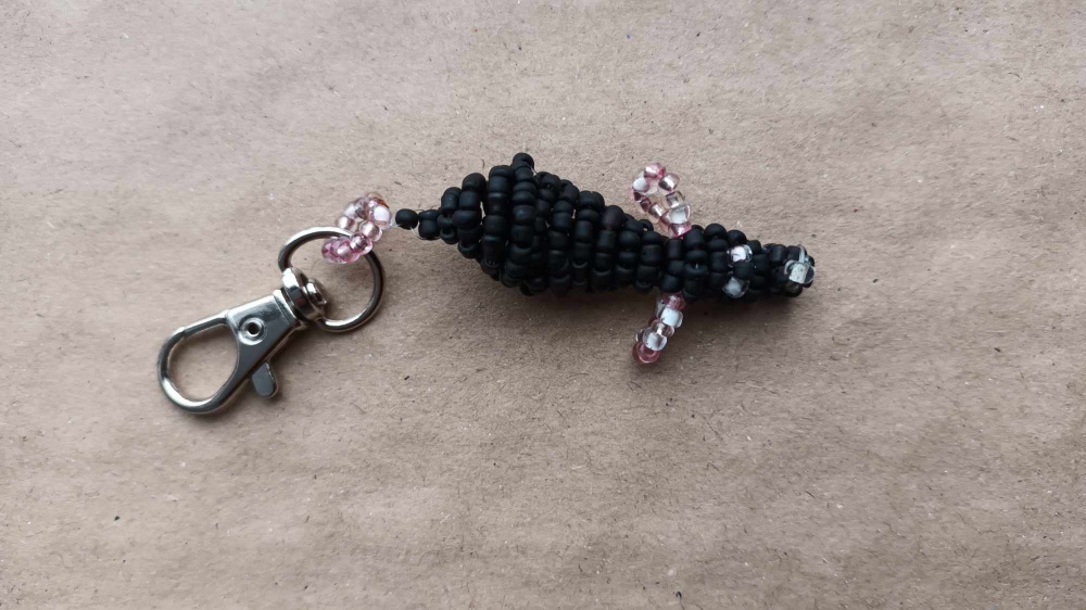 Keychain "Black Mouse"