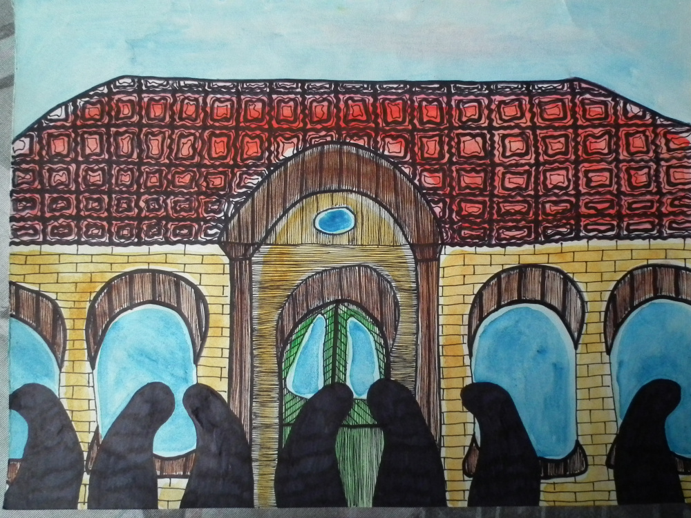 Painting "City. Life1"
