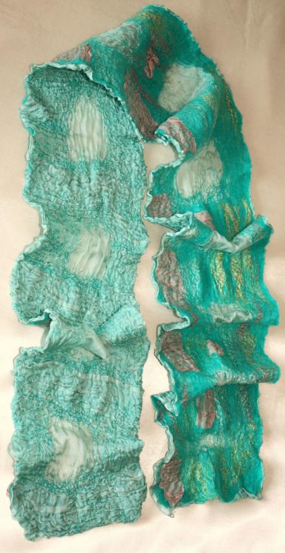 Scarf " Wave play "