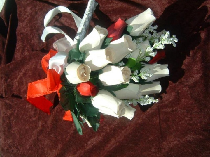 wooden roses