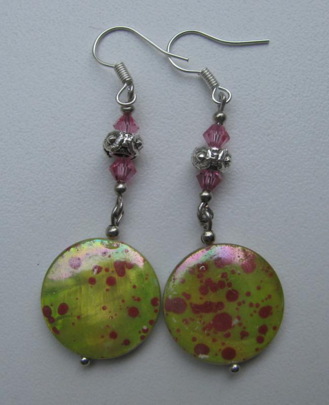 Perle kriaukės with swarovskiukais