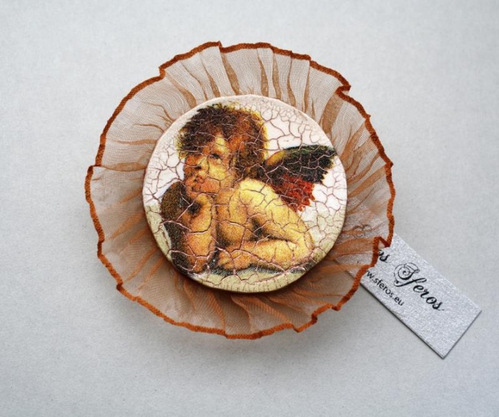 Brooch " Angel "