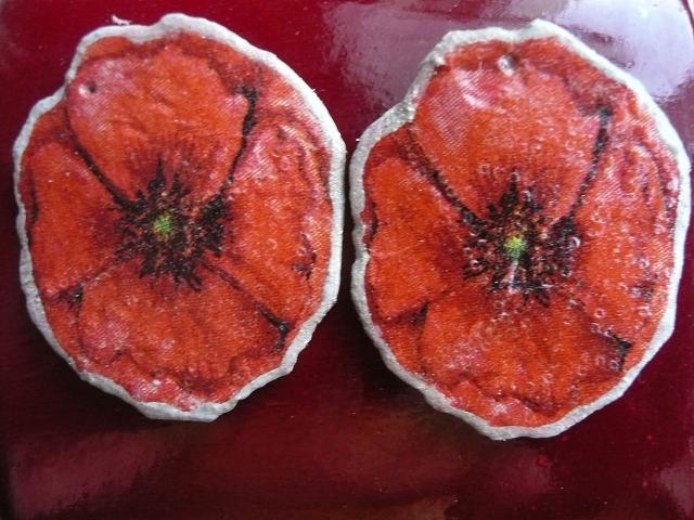 Earrings " Poppy "