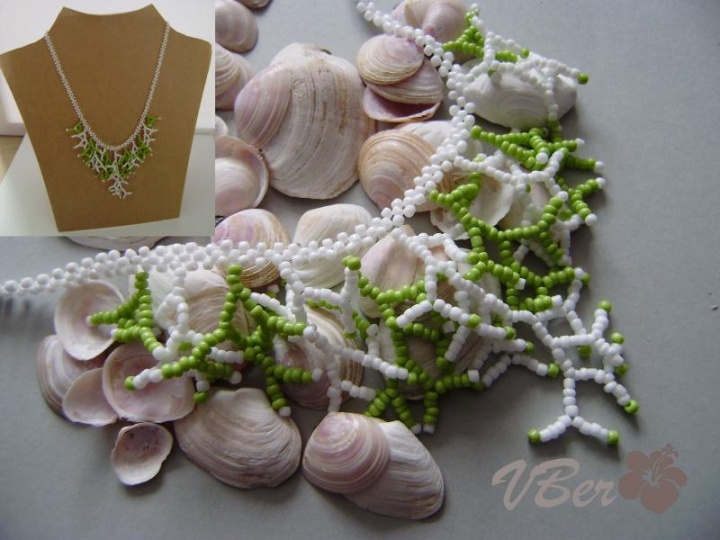 Green-white corals
