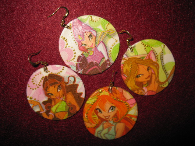 Auskarai WINX CLUB