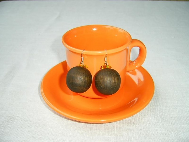 Wooden earrings