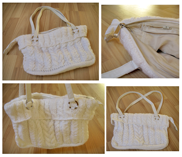 White handbag