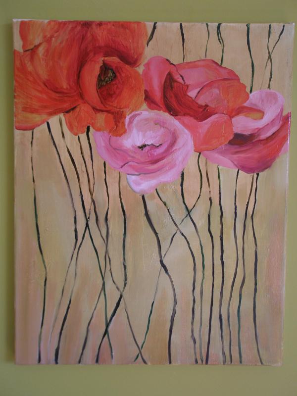 Colorful poppies