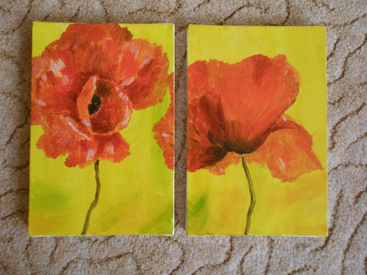 Two Poppies